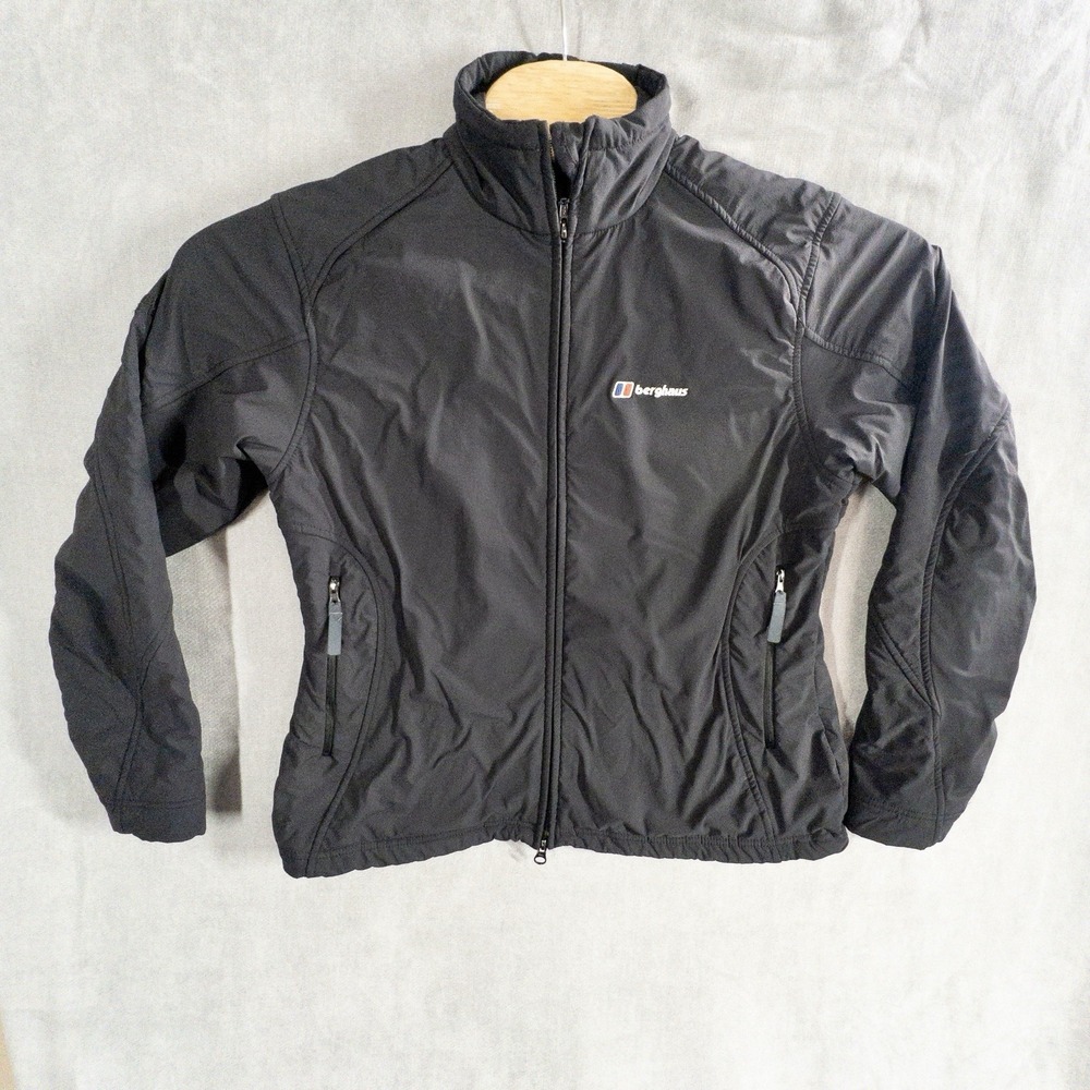 Berghaus Black Nylon All Weather Jacket Womens Large (14) Gorpcore Outdoors